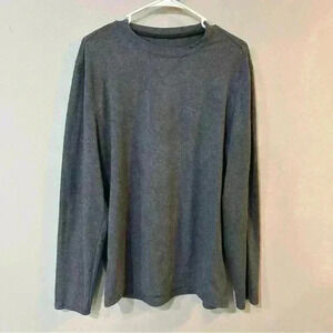 Free County Long Sleeve Grey Thermal Shirt Men’s Size Large